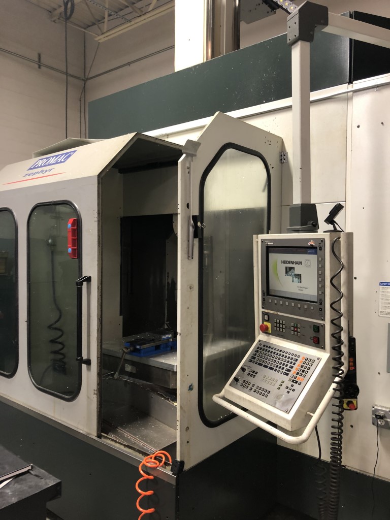 Used Cnc Machining Centers Vertical Horizontal For Sale 2007 Promac Zephyr Vtr 12 5 Axis Vmc